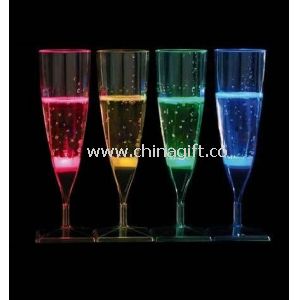 Coupe de Champagne Led clignotant activé liquide