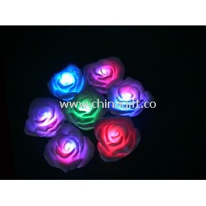 PVC Material Multicolor LED Flashing rose Cup