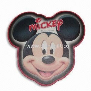 Durable Non-skid fashion fabric + polyester + rubber eva mouse pads