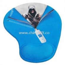 Blue Non-Heated Skidproof Lycra Cloth + Soft Gel + PU gift Gel Mouse Pads images