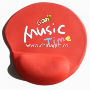 Red Washable customized gel mouse pad