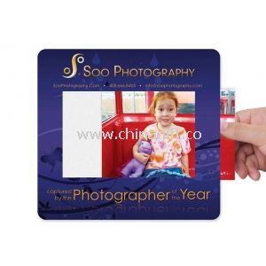 Rubber Base Personalized Photo Frame Mouse Pad