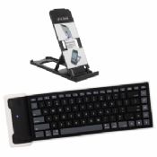 Uden for rejse bluetooth tastatur ergonomisk images