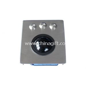 50mm Stainless Steel Mechnical Industrial Trackball With 3 Buttons