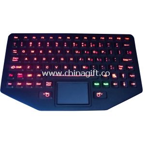 Rétro-éclairage 89keys Silicone clavier industriel scellé avec USB ou PS2 Interface