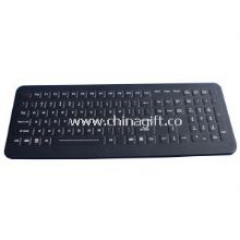IP65 dynamic silicone rubber keyboard black with numric keys images