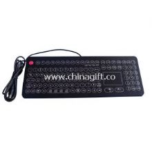 Ruggedized Touchpad pulten topp industrielle membran tastatur med FN keys images