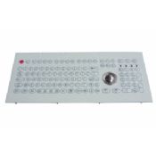 Chaves planas IP65 Industrial membrana teclado com trackball e teclas FN images