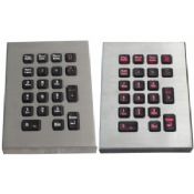 Pc industri atas meja keyboard / keypad numerik dengan touchpad images