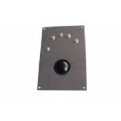 IP65 dynamic rated vandal proof 50mm mechanical industrial trackball with military level images