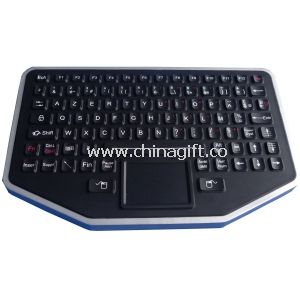 P68 dynamisk forseglet & ruggedized silikone industrielle tastatur med touch & gummi touchpad