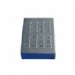 24 keys movable desktop brushed stainless steel keypad small picture