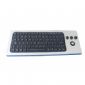 86 teclas Desk Top silicona teclado Industrial con Trackball small picture