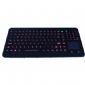 IP65 dynamique évalué clavier pc industriels durcis silicone avec touchpad scellé small picture