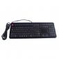 Ruggedized Touchpad Desk Top Industrial Membrane Keyboard with FN keys small picture