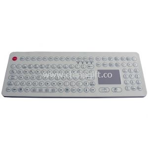 108Keys con Touchpad Industrial teclado a membrana para uso médico