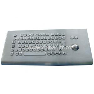 Mesa superior impermeável Industrial PC teclado com Trackball