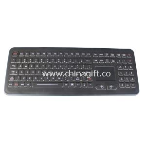 Dinámica de silicona Industrial PC teclado con touchpad sellado