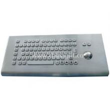 Desk Top Waterproof Industrial PC Keyboard With Trackball images