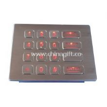 IP65 metallbearbeiding LED bakgrunnsbelyst tastatur images