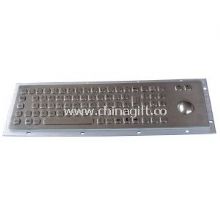 Lang strek industrielle pc tastatur med styrekulen og talltastatur images