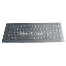 Stainless Steel Panel Mount Industrial PC Keyboard with numeric keypad images