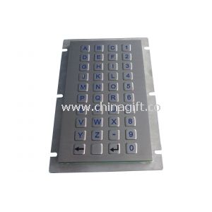IP65 dynamic rated vandal proof Vending Machine Keypad/simple dot matrix keypad with 40-key