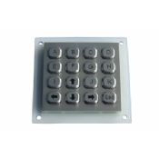 IP65 dynamic rated vandal proof Vending Machine Keypad/simple dot matrix keypad with 16-key images