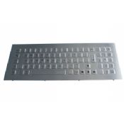 Stainless Steel Panel Mount Industrial PC Keyboard with numeric keypad images