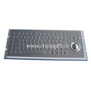 Mini 81keys Industrial PC teclado com trackball