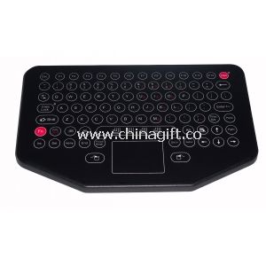 P65 dynamic industrial pc keyboard with integrated touchpad
