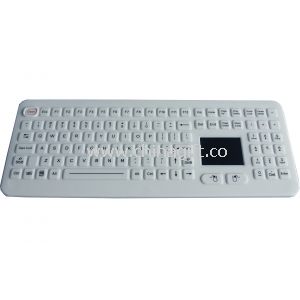 Robusto Touchpad Silicone Industrial teclado Desktop para higiene