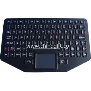 Teclado de PC industrial robustecidos retroiluminado com touchpads