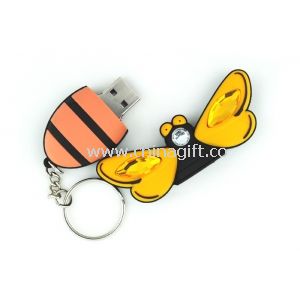 Drôles papillons rapides, Cartoon 2GB USB Flash Drive