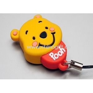 Забавный подарок медведь мультфильм USB флэш-накопитель
