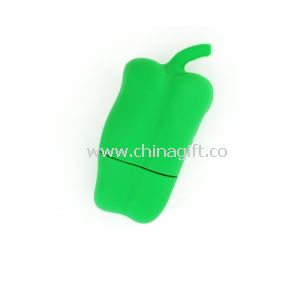 Grøn peber tegneserie USB Flash Drive