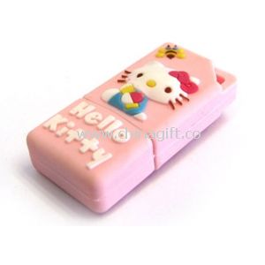 Bonjour Kitty 2GB USB Flash Drive avec Hot Plug & Play
