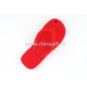 Red Cute Slippers Cartoon USB Flash Drive