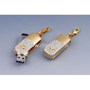 Grátis logotipo jóias USB Flash Drive 2.0 com Hot Plug & Play