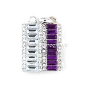 unique Jewelry USB Flash Drive 8GB  With Front Side Metal Part