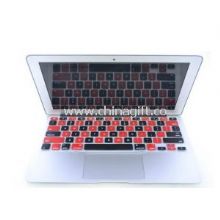 Black Red Silicone Laptop Keyboard Protective Film images