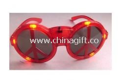 Muticolor blinkande solglasögon med 6st LED images