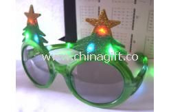 Árvore de Natal óculos de sol de piscamento