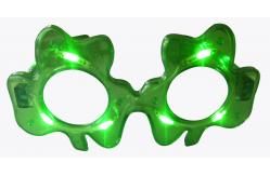 Flashing Shamrock Sunglasses For Children images