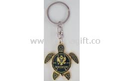 Tortue forme Metal keychain