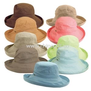 Bavlněné Sun Hat - dámské sluneční klobouk