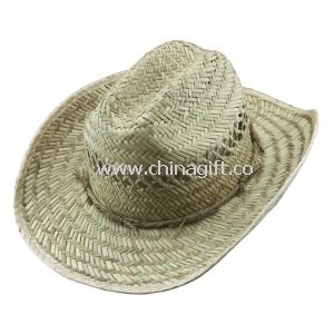 Handwoven straw cowboy hat