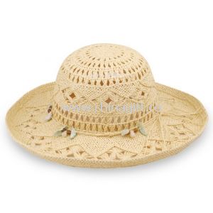 Lady paper braid fashion hollow straw hat