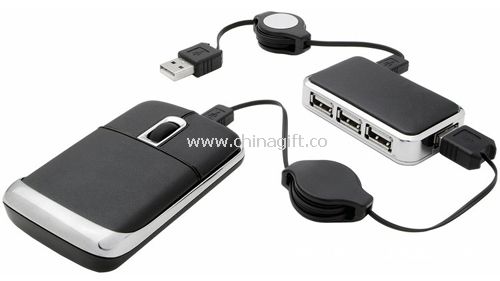 Leather mouse and leather usb hub