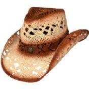 Womens Toyo paille chapeau de cowboy images